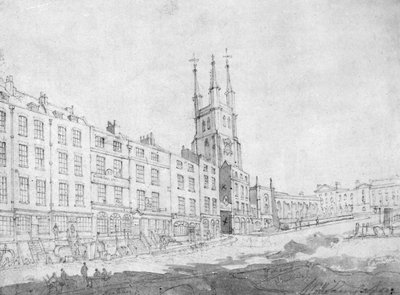 Vue de Snow Hill en cours d