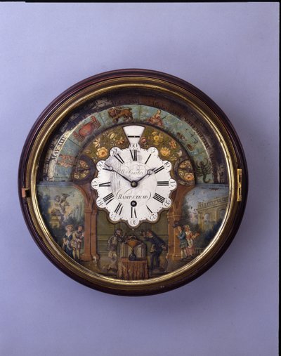 Horloge à cadran, fin XIXe siècle, cadran vers 1770 - William Carter