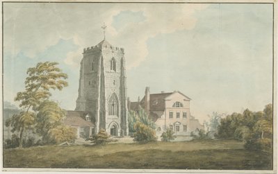 Abbaye de Ranton : aquarelle, fin du XVIIIe siècle - William Carter