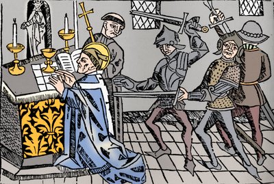 Martyr de Saint Thomas de Canterbury, vers 1484 - William Caxton