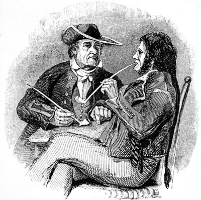Vieux marins, savourant une pipe de tabac - William Clarkson (manner of) Stanfield