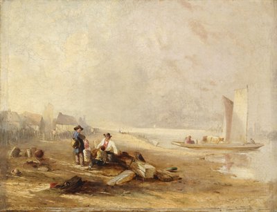 Une rive de rivière - William Clarkson Stanfield