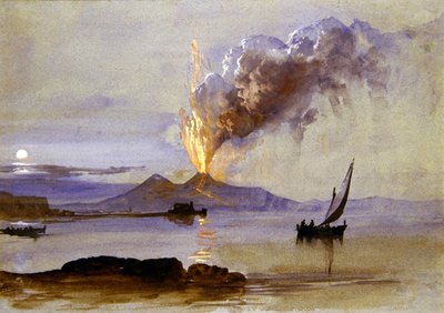 Éruption du Vésuve - Clarkson Frederick Stanfield