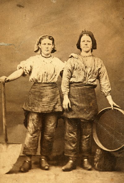 Portrait de deux travailleurs des forges de Tredegar, Pays de Galles - William Clayton