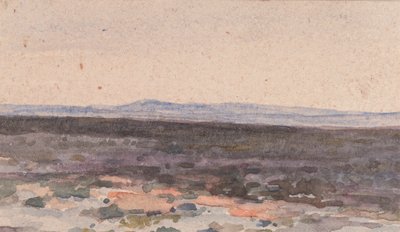 Paysage : Vallée avec montagne au loin - William Collins