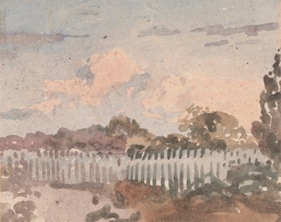 Paysage avec clôture - William Collins