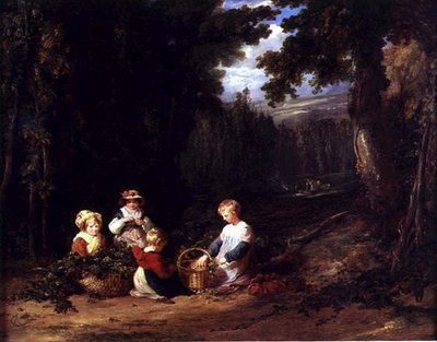 Jeunes enfants cueillant du houblon, vers 1835 - William Collins