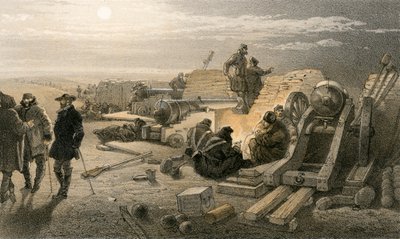 Une nuit tranquille dans les Batteries, Greenhill Battery (Major Chapman