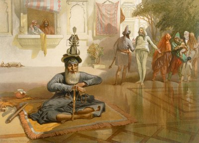 Akalis au réservoir sacré, Umritsar, de 