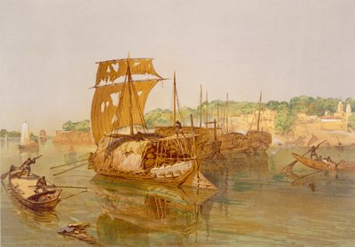 Bateaux sur le Gange, de 