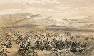 Charge de la brigade de cavalerie lourde, 25 octobre 1854 - William Crimea Simpson