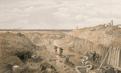 Fossé du Bastion du Mat - William Crimea Simpson
