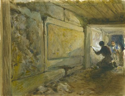 Fondation du Coin Sud-Est du Mur du Haram, Jérusalem - William Crimea Simpson