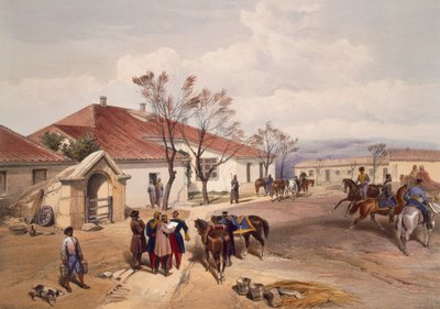 Quartier général de Lord Raglan à Khutur Karagatch, planche de 