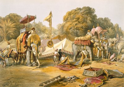 Pheel Khana, ou Quartiers des Éléphants, Camp de Holcar, de 