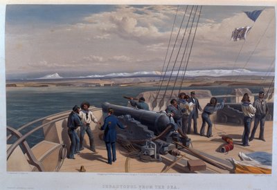 Sébastopol depuis la mer, gravé par T. Picken, de 