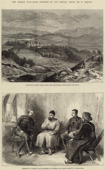 La guerre afghane - William Crimea Simpson
