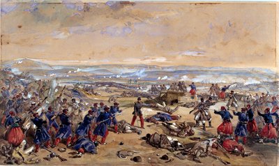 La bataille de Tcherneya, 16 août 1855 - William Crimea Simpson
