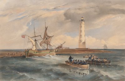 Le phare du cap Chersonèse, vue vers le sud - William Crimea Simpson