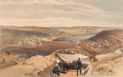Les batteries de la ville ou fortifications intérieures de Sébastopol depuis le parallèle avancé de l