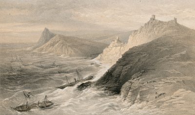 La tempête au port de Balaklava, 14 novembre 1854 - William Crimea Simpson