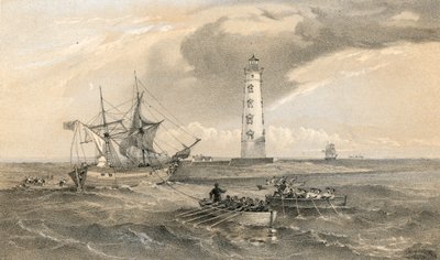 Le phare du cap Chersonèse, vue vers le sud - William Crimea Simpson