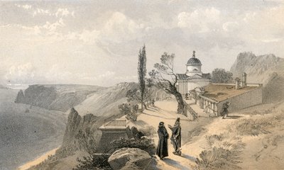Le monastère de Saint-Georges et le cap Fiolente, vue vers l