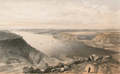 Le côté nord du port de Sébastopol depuis le sommet du port, 22 juin 1855 - William Crimea Simpson