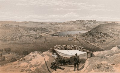 Les batteries de la ville ou fortifications intérieures de Sébastopol, 23 juin 1855 - William Crimea Simpson