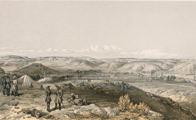 Vallée de la Tchernaya, vue vers le nord - William Crimea Simpson