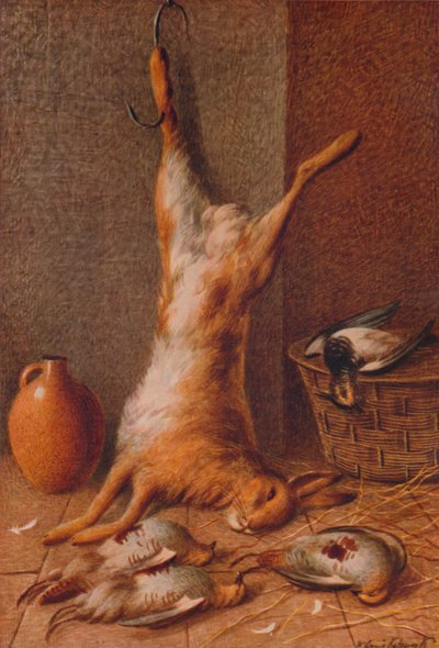 Nature morte avec lièvre, vers 1895 - William Cruikshank