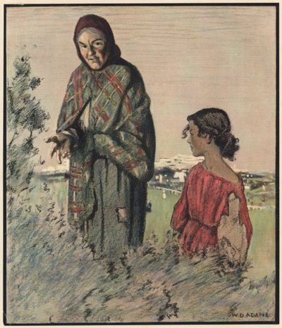 La Gitane, "Dites votre fortune, joli monsieur" - William Dacres Adams