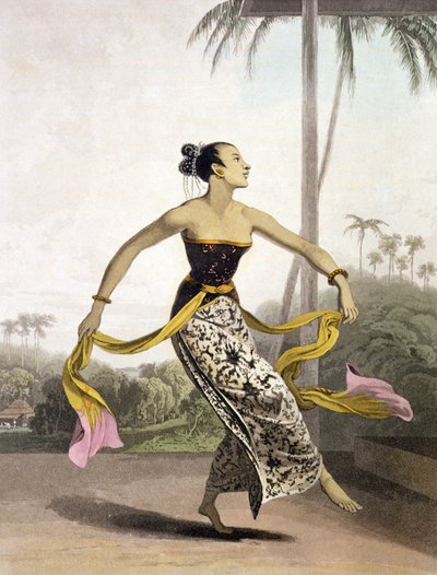 Une Ronggeng ou danseuse, planche 21 du Vol. I de 