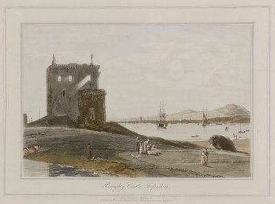 Château de Broughty, Forfarshire - William Daniell