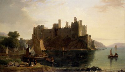 Conway Castle, 1789-1837 - William Daniell
