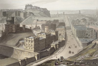 Édimbourg, depuis Calton Hill, de 
