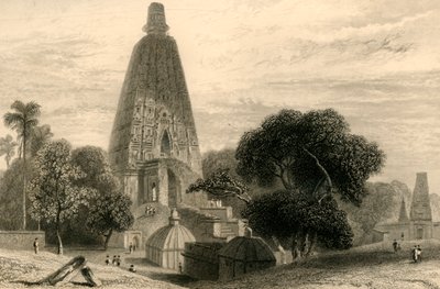Grand Temple à Bode Gyah - William Daniell