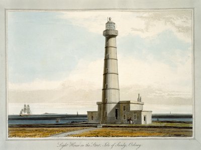 Phare sur le Start, île de Sandy, Orkney, de 