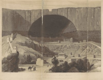 La Caverne de Makoo près du mont Ararat - William Daniell