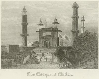 La mosquée de Muttra - William Daniell