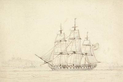 Navire à trois mâts - William Daniell