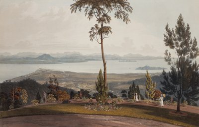 Vue de Strawberry Hill, île du Prince de Galles - William Daniell