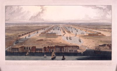 West India Docks, Poplar, Londres - William Daniell