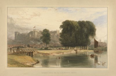 Château de Windsor près des prés de Brocas - William Daniell
