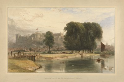 Château de Windsor, près de Brocas Meadows, 1827 - William Daniell