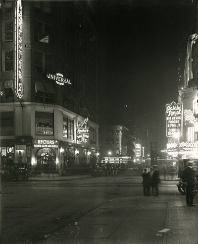 48e rue entre Broadway et la septième avenue, 1917 - William Davis Hassler