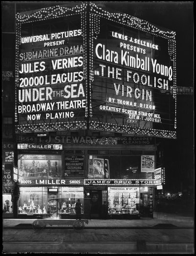 Marquee illuminé pour 