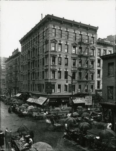 Rue Ludlow à la rue Hester, Lower East Side, c.1910-21 - William Davis Hassler