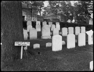 La tombe de Washington Irving, cimetière de Sleepy Hollow, Tarrytown, N.Y., 8 juillet 1914 - William Davis Hassler