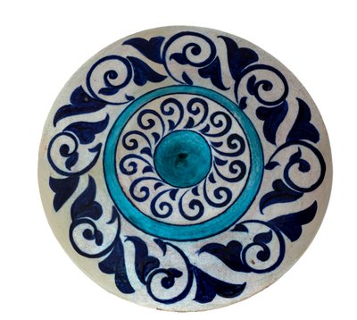 Petit Plat de Riz Persan, verso - William de Morgan